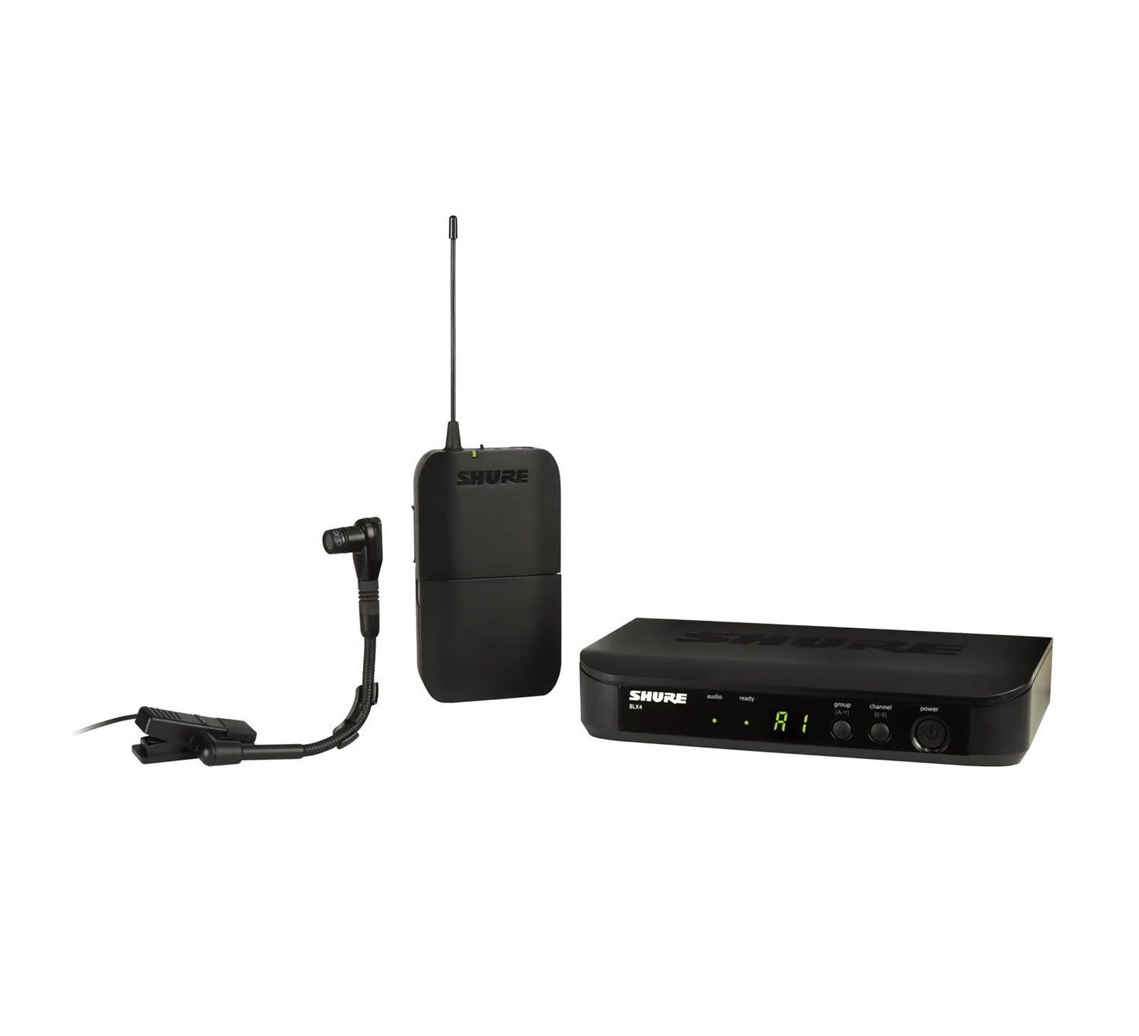 B-Stock: Shure BLX14/B98-H9, Wireless Instrument System with Beta 98H/C Clip on Gooseneck Microphone - H9 (512-542 MHz) by Shure