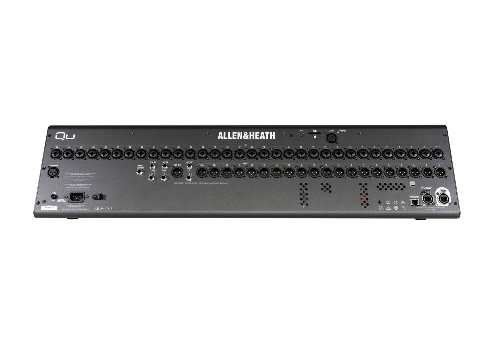 Allen & Heath Qu-7/Qu-7D Digital Mixer 38 Input / 24 Output - 96kHz XCVI Core by ALLEN & HEATH