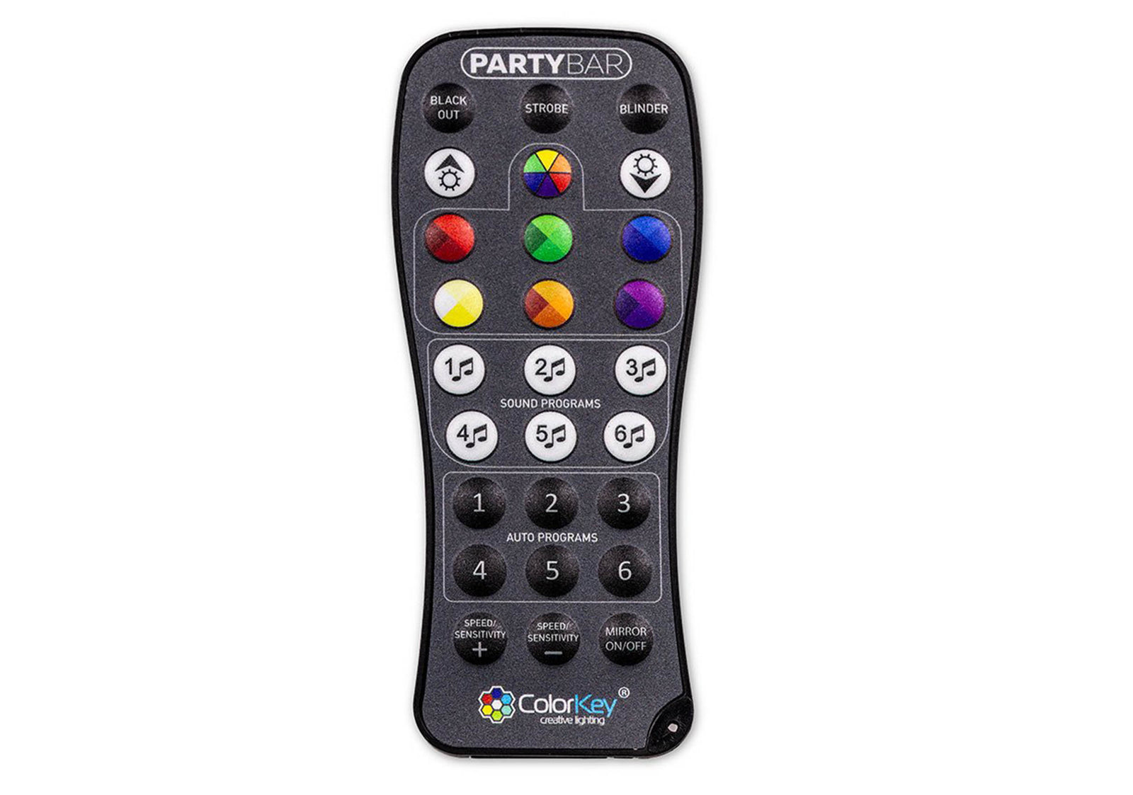Colorkey CKU-3062 PartyBar Mobile 100 EL - Battery-Powered LED Light Bar with 4×10W RGBW Par Lights by ColorKey