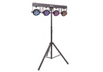 Colorkey CKU-3080 PartyBar Mobile 500 EL Battery-Powered All-in-One Multi-Effects Lighting Package by ColorKey