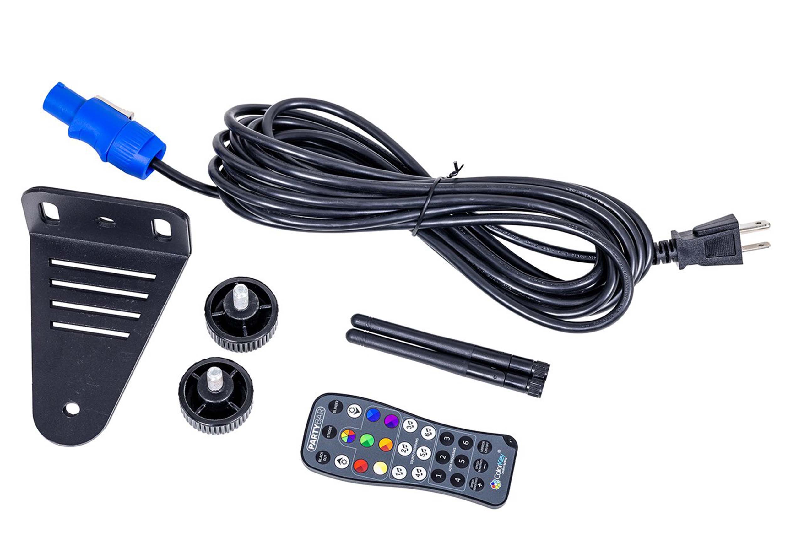 Colorkey CKU-3080 PartyBar Mobile 500 EL Battery-Powered All-in-One Multi-Effects Lighting Package by ColorKey