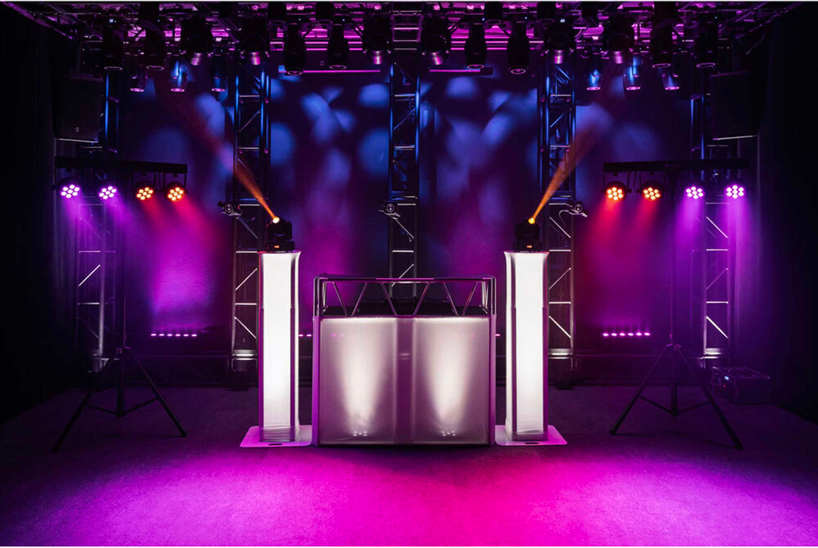 Colorkey CKU-3080 PartyBar Mobile 500 EL Battery-Powered All-in-One Multi-Effects Lighting Package by ColorKey