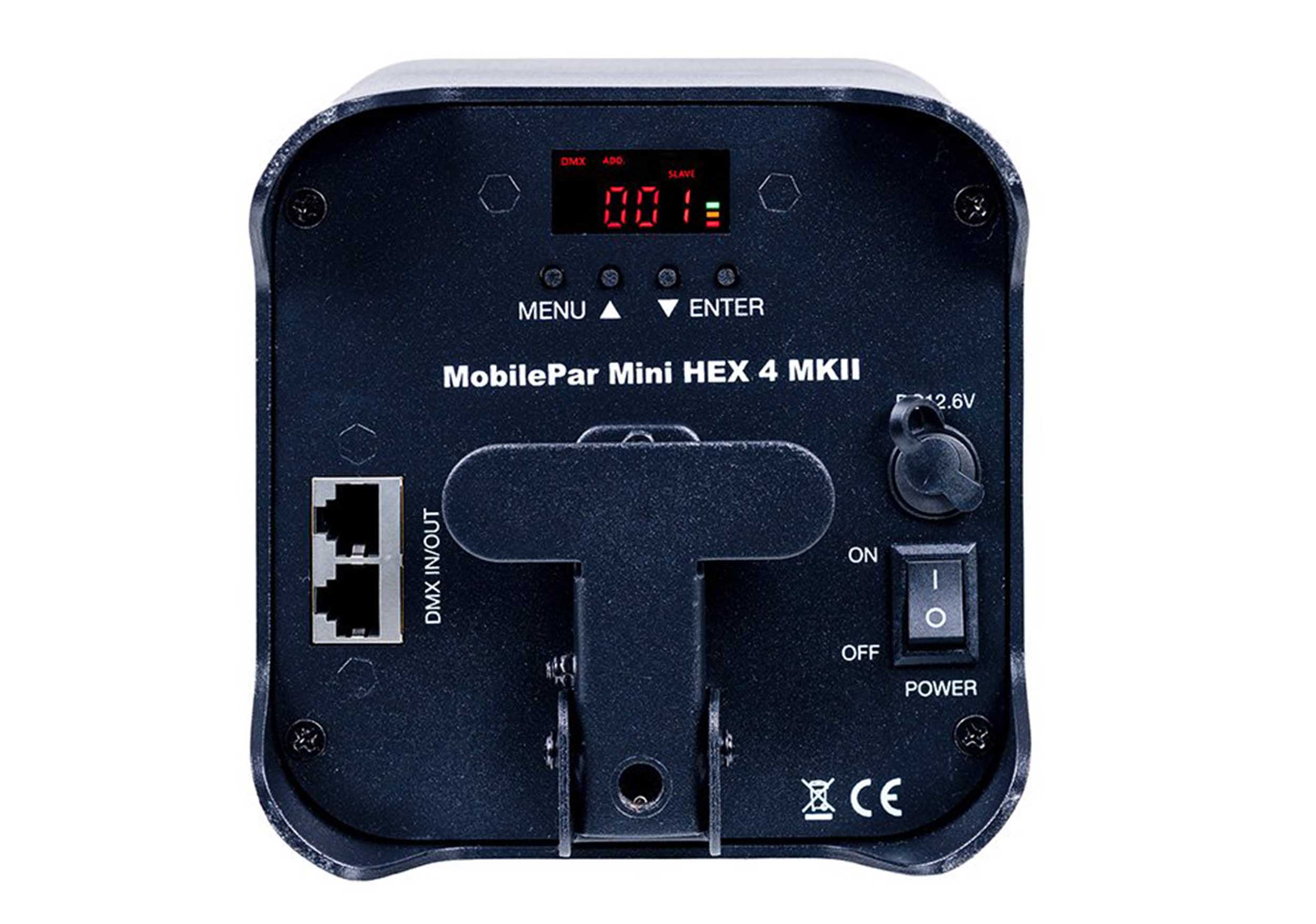 Colorkey CKU-6220 MobilePar Mini HEX 4 MKII - Battery-Powered RGBAW+UV LED Fixture by ColorKey