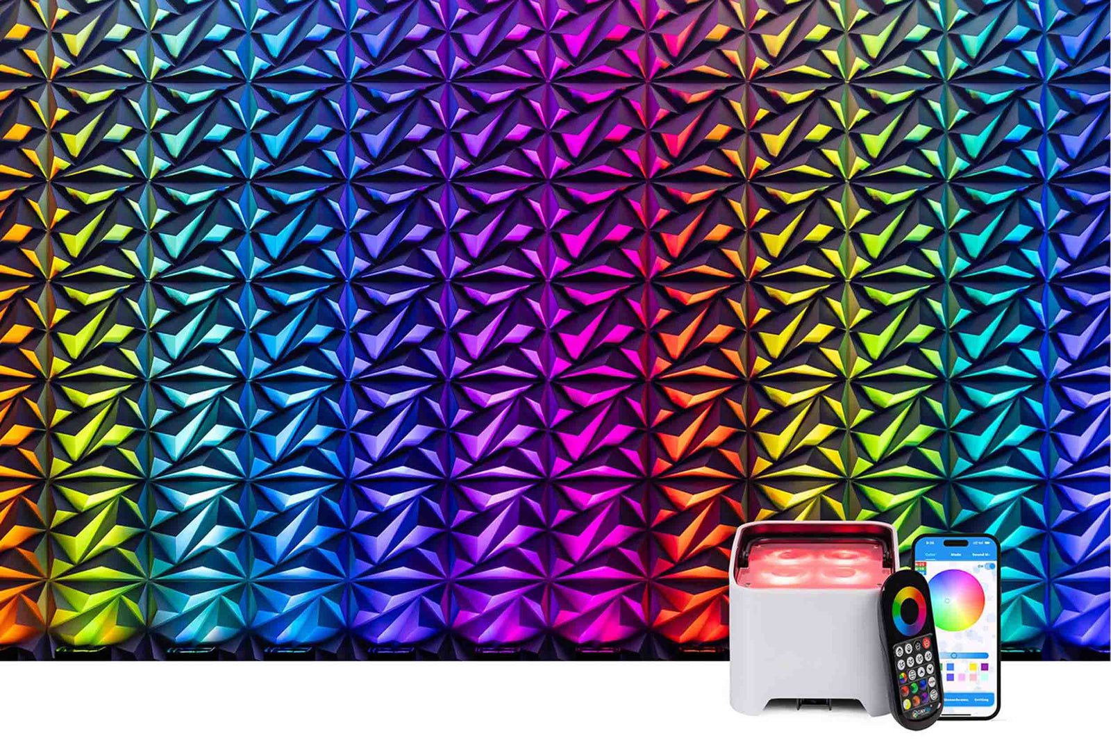 Colorkey CKU-6220 MobilePar Mini HEX 4 MKII - Battery-Powered RGBAW+UV LED Fixture by ColorKey