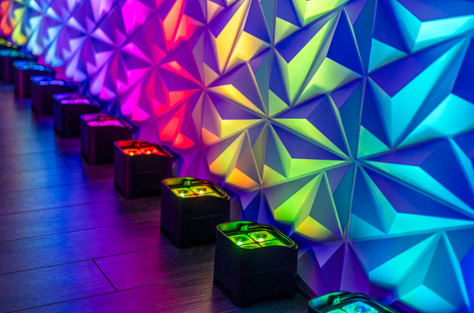 Colorkey CKU-6220 MobilePar Mini HEX 4 MKII - Battery-Powered RGBAW+UV LED Fixture by ColorKey