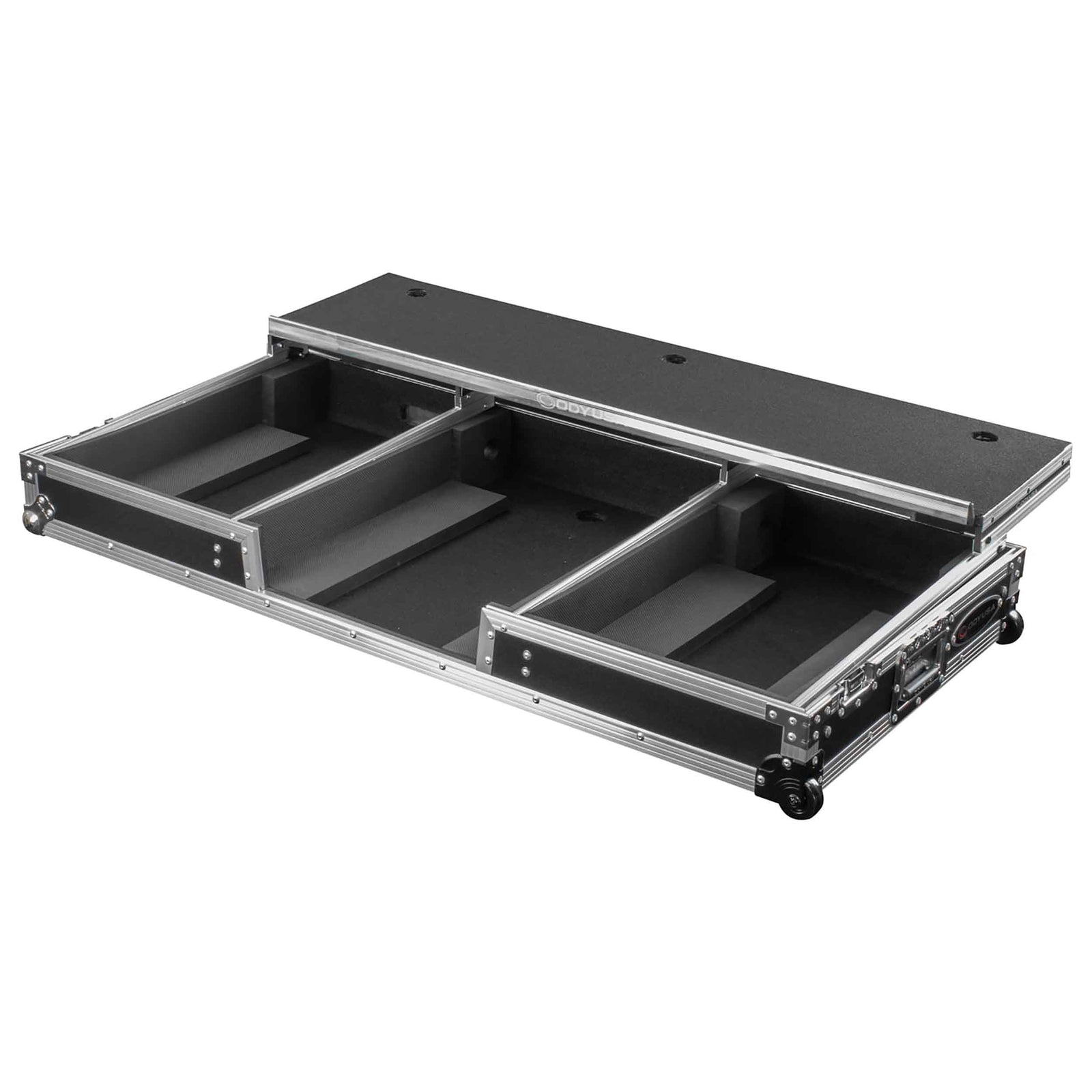 B-Stock: Odyssey FZGSDJMA9CDJW Glide Style DJ Coffin Flight Case with Wheels for DJM-A9 and CDJ-3000 or Similar Size Gear by Odyssey
