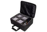 ColorKey CKU-6224 MobilePar Mini Hex 4 MKII Wireless Battery RGBAW+UV LED Fixture Set with Carry Case (4 Packs) by ColorKey