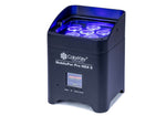 ColorKey CKU-6234 MobilePar Pro HEX 6, Battery Powered RGBAW-UV LED 4-Pack Bundle with Carrying Case by ColorKey