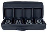 ColorKey CKU-6234 MobilePar Pro HEX 6, Battery Powered RGBAW-UV LED 4-Pack Bundle with Carrying Case by ColorKey