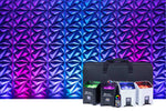 ColorKey CKU-6234 MobilePar Pro HEX 6, Battery Powered RGBAW-UV LED 4-Pack Bundle with Carrying Case by ColorKey