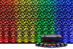 ColorKey CKU-6228-KIT MobilePar Mini HEX 4 MKII, 8-Pack Battery Powered RGBAW-UV LED Bundle with Charging Road Case by ColorKey