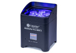 ColorKey CKU-6238-KIT MobilePar Pro HEX 6, 8-Pack Battery Powered RGBAW-UV LEDs Bundle with Charging Road Case by ColorKey