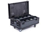 ColorKey CKU-6238-KIT MobilePar Pro HEX 6, 8-Pack Battery Powered RGBAW-UV LEDs Bundle with Charging Road Case by ColorKey