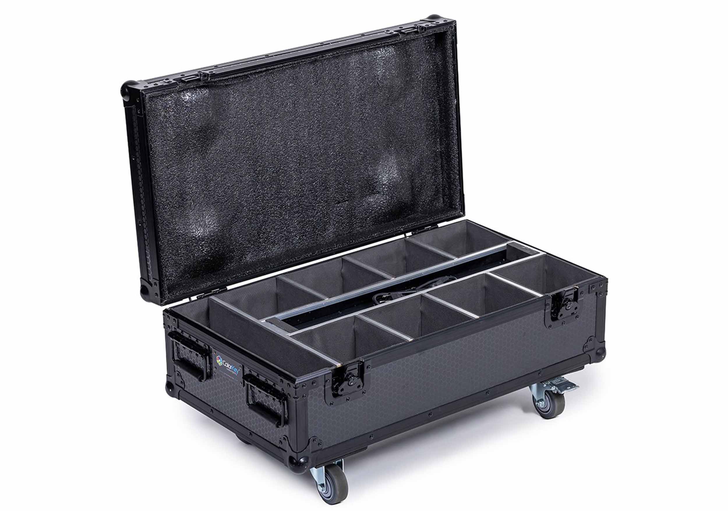 ColorKey CKU-9079, 8-Pack Charging Road Case for Mobilepar Pro Hex 6 by ColorKey