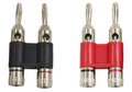 ProX XC-BB260 Premium Banana Connector Pair - Black & Red by ProX Cases