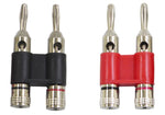 ProX XC-BB260 Premium Banana Connector Pair - Black & Red by ProX Cases