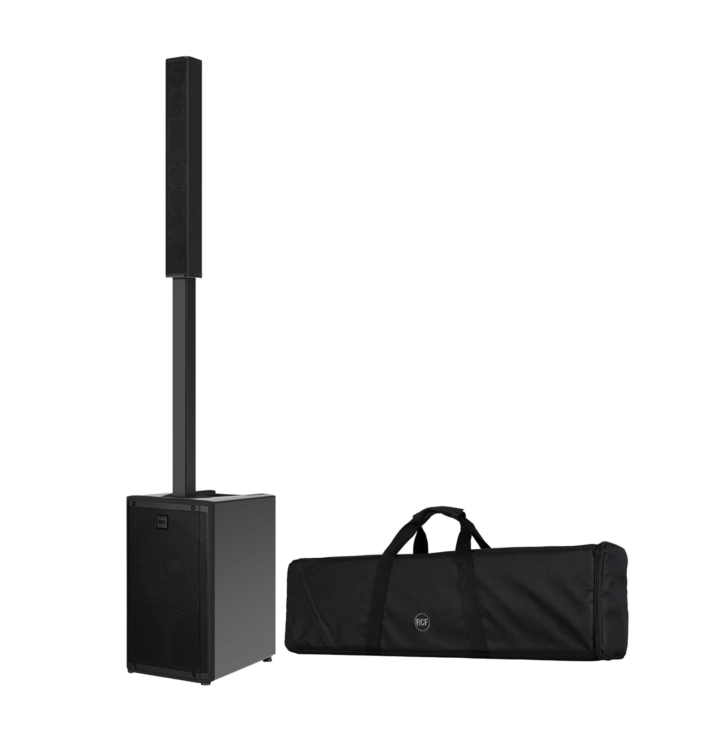 RCF EVOX J9 Active 3 Way Black Column Array with 12 Inches Woofer - 2100 Watt
