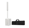 RCF EVOX J9W Colonne de Diffusion Active 3 Voies Blanche avec Haut-Parleur de Graves de 12 Pouces - 2100 Watts