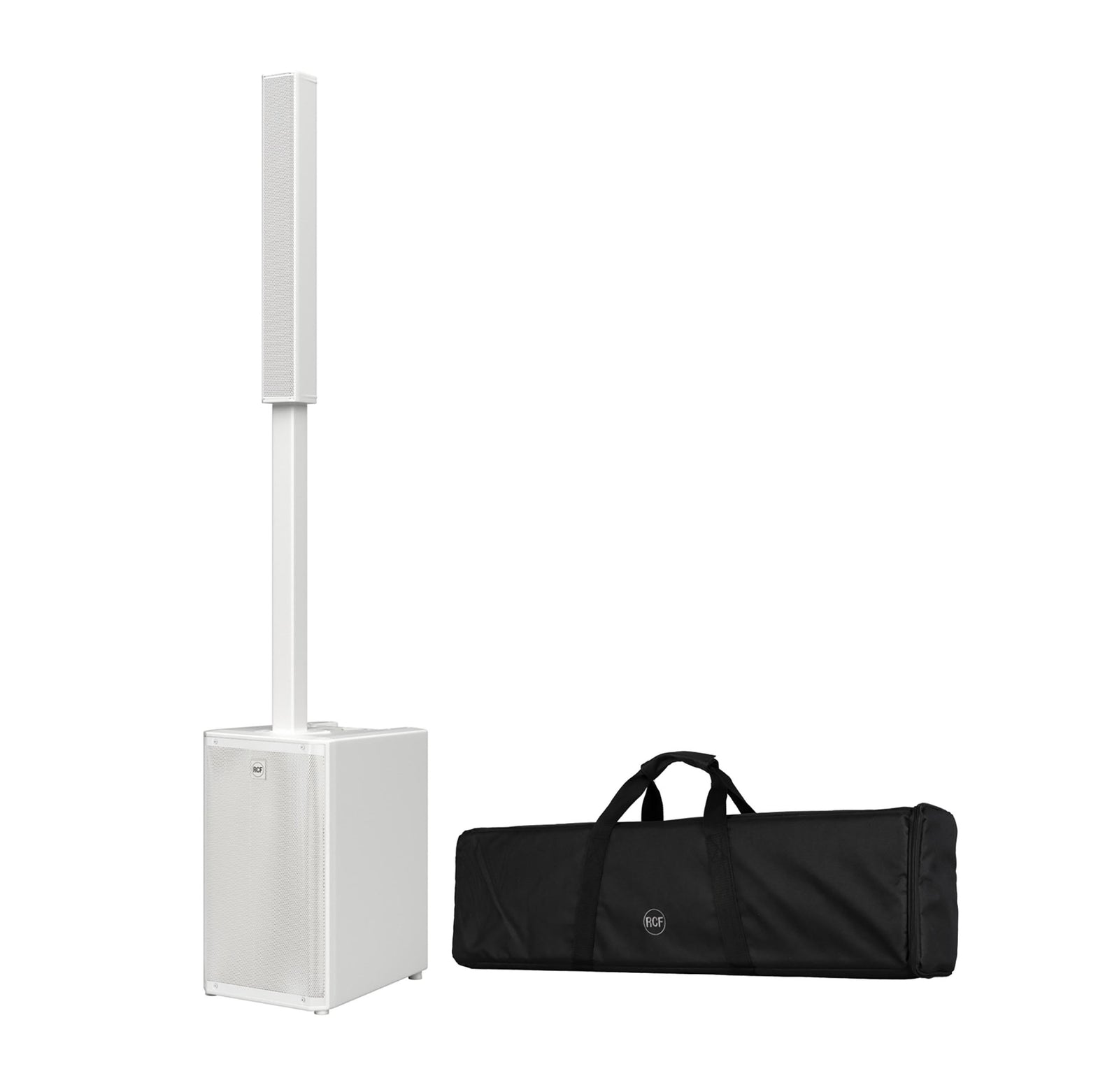 RCF EVOX J9W Active 3 Way White Column Array with 12 Inches Woofer - 2100 Watt