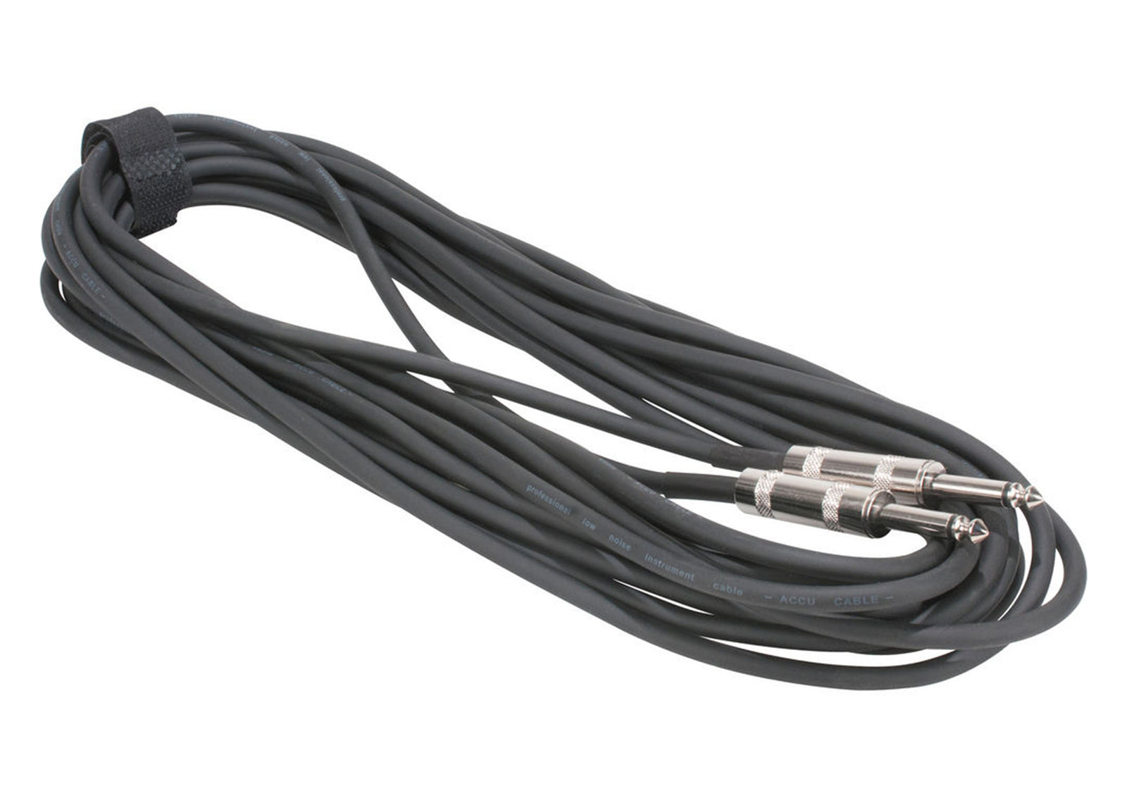 Accu-Cable QTR, 1/4-Inch Mono Male to 1/4-Inch Male Instrument Cable by Accu Cable