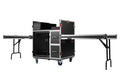 Gator Cases GTOUR-MIXER-12U-2D2T Mixer Flight Case with 2 Drawers and Tables by Gator