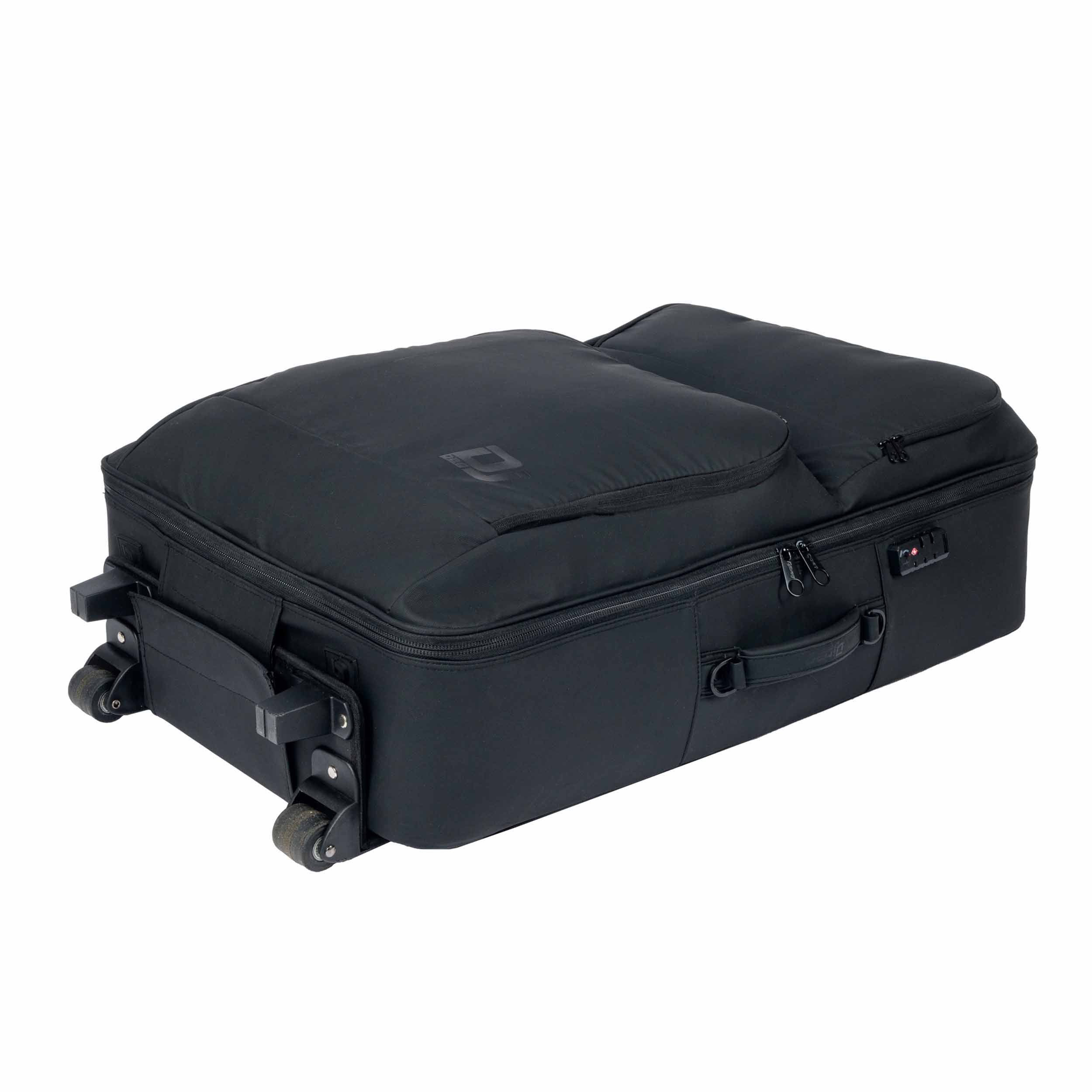 DJ BAG K-MAX PLUS MK2 SE Backpack with Wheels for Pioneer XDJ-RX3, RANE FOUR, DENON PRIME4+, SC LIFE4 by DGS USA