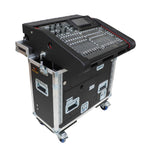 ProX XZF-BX32C Flip-Ready Easy Retracting Hydraulic Lift Case for Behringer BX32 Compact Console by ProX Cases