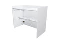 Odyssey PDJBOOTH483824WHITE Painted Wood Facade-Style Folding DJ Booth - White by Odyssey