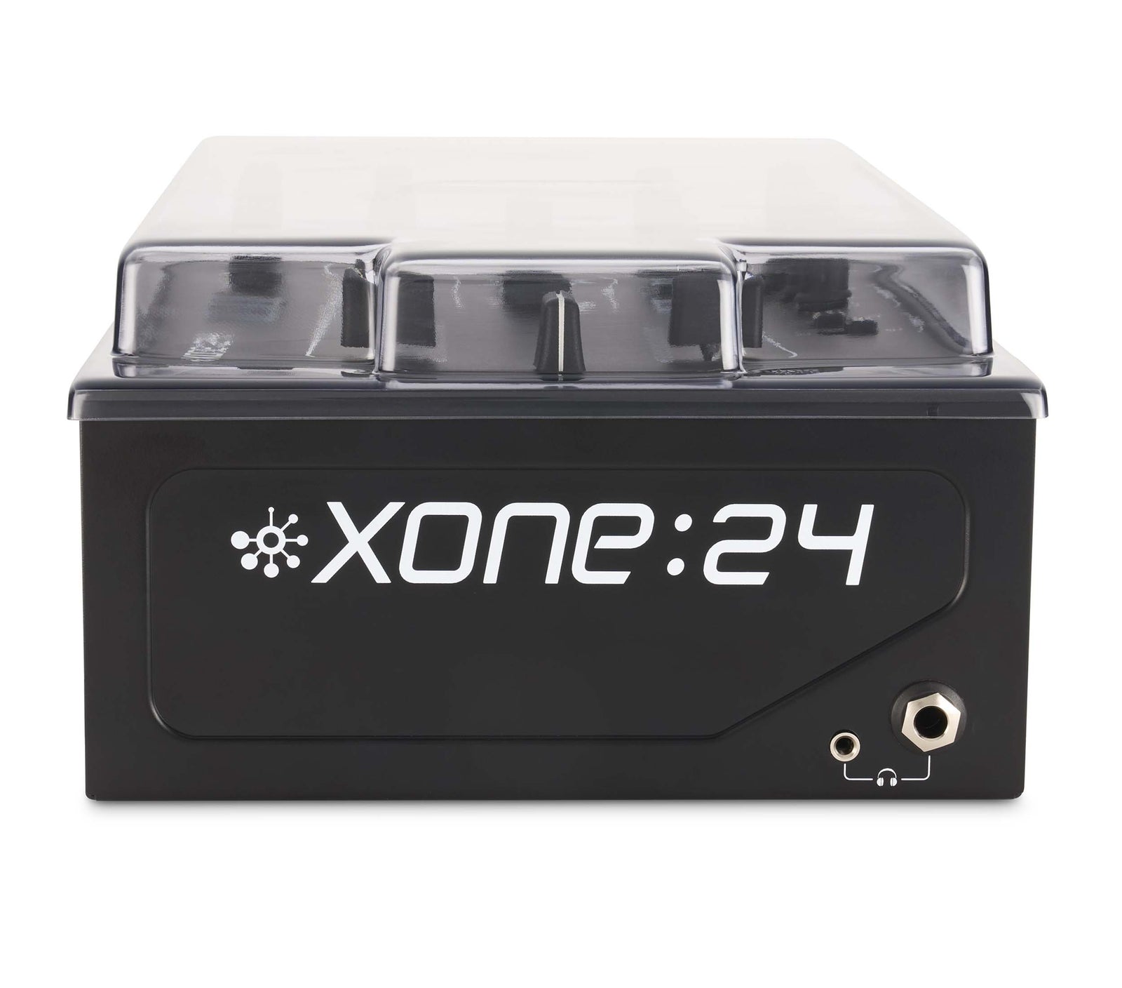 Decksaver DS-PC-XONE24 Smoked Clear Cover for Allen & Heath XONE:24 and 24C DJ Mixer by DECKSAVER
