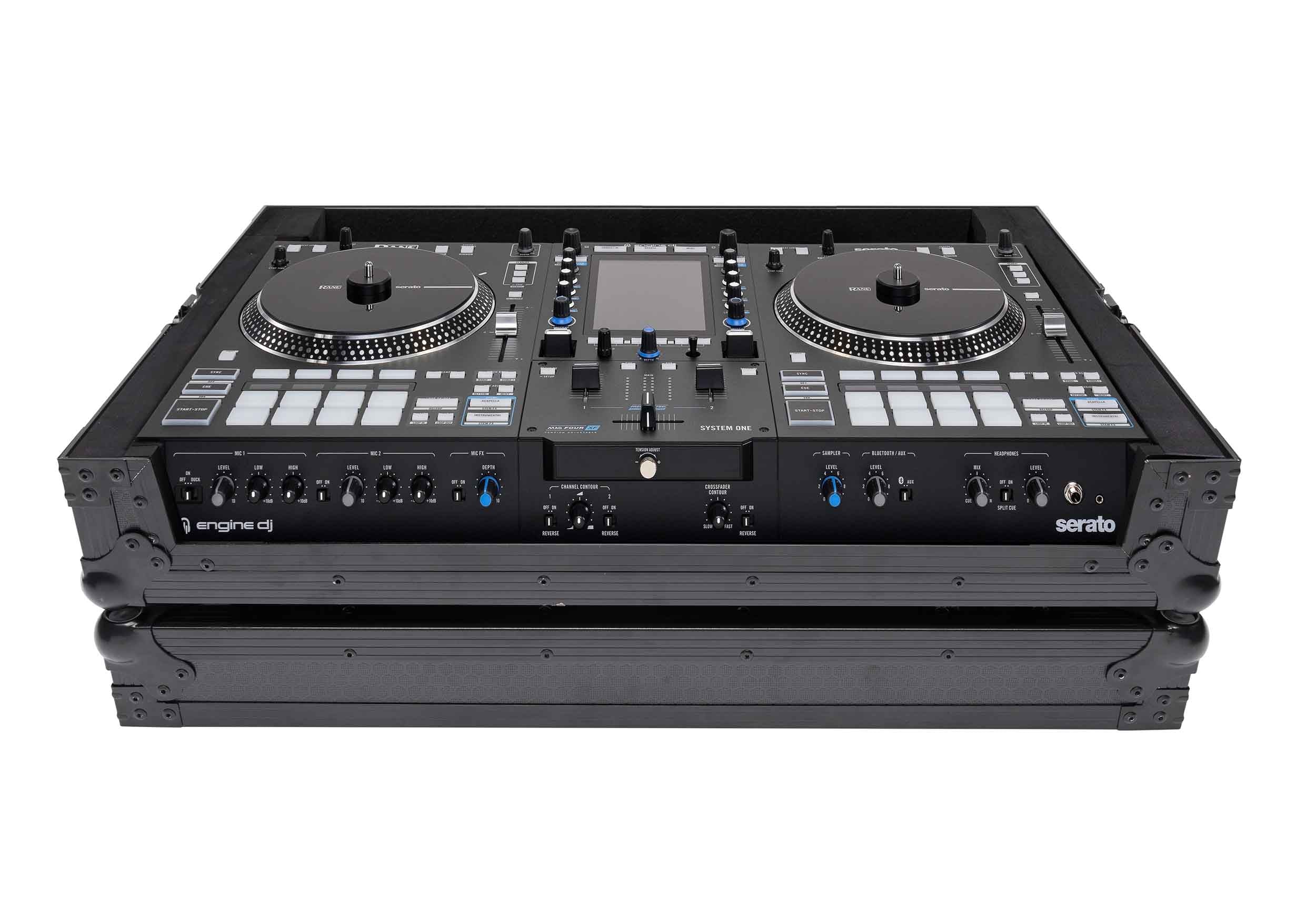Magma MGA41043 All-Black Flight Case for RANE SYSTEM ONE DJ Controller by MAGMA