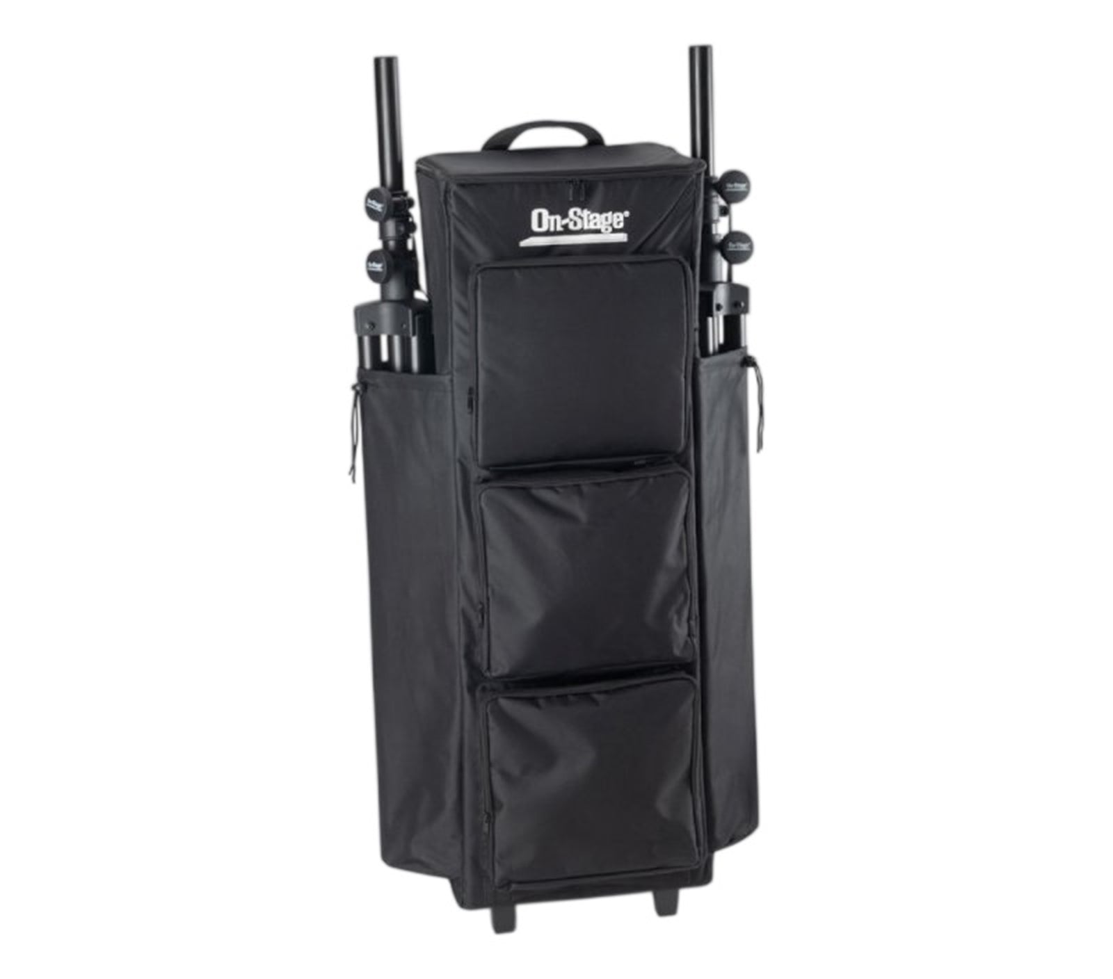 On-Stage GR9000 Rolling Gig Bag for Mic Stands, Cables, and DJ Gear by On-Stage