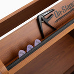 On-Stage GWS5000 Guitar Workstation with Elevated Amp Stand - Black and Rosewood Finish by On-Stage