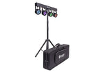 B-Stock: Colorkey CKU-3062 PartyBar Mobile 100 EL - Battery-Powered LED Light Bar with 4×10W RGBW Par Lights by ColorKey