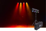B-Stock: Colorkey CKU-3062 PartyBar Mobile 100 EL - Battery-Powered LED Light Bar with 4×10W RGBW Par Lights by ColorKey