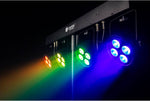 B-Stock: Colorkey CKU-3062 PartyBar Mobile 100 EL - Battery-Powered LED Light Bar with 4×10W RGBW Par Lights by ColorKey