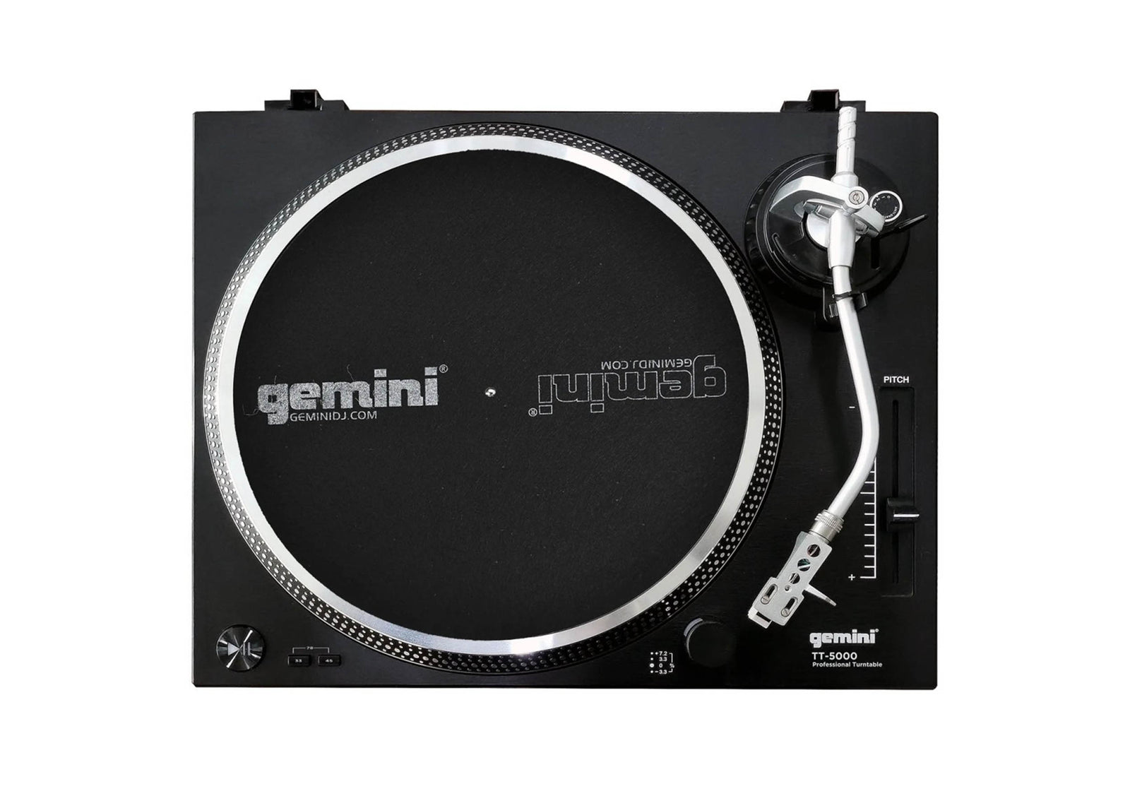 Gemini TT5000 Direct Drive DJ Professional Turntable for Vinyl Records by Gemini Sound