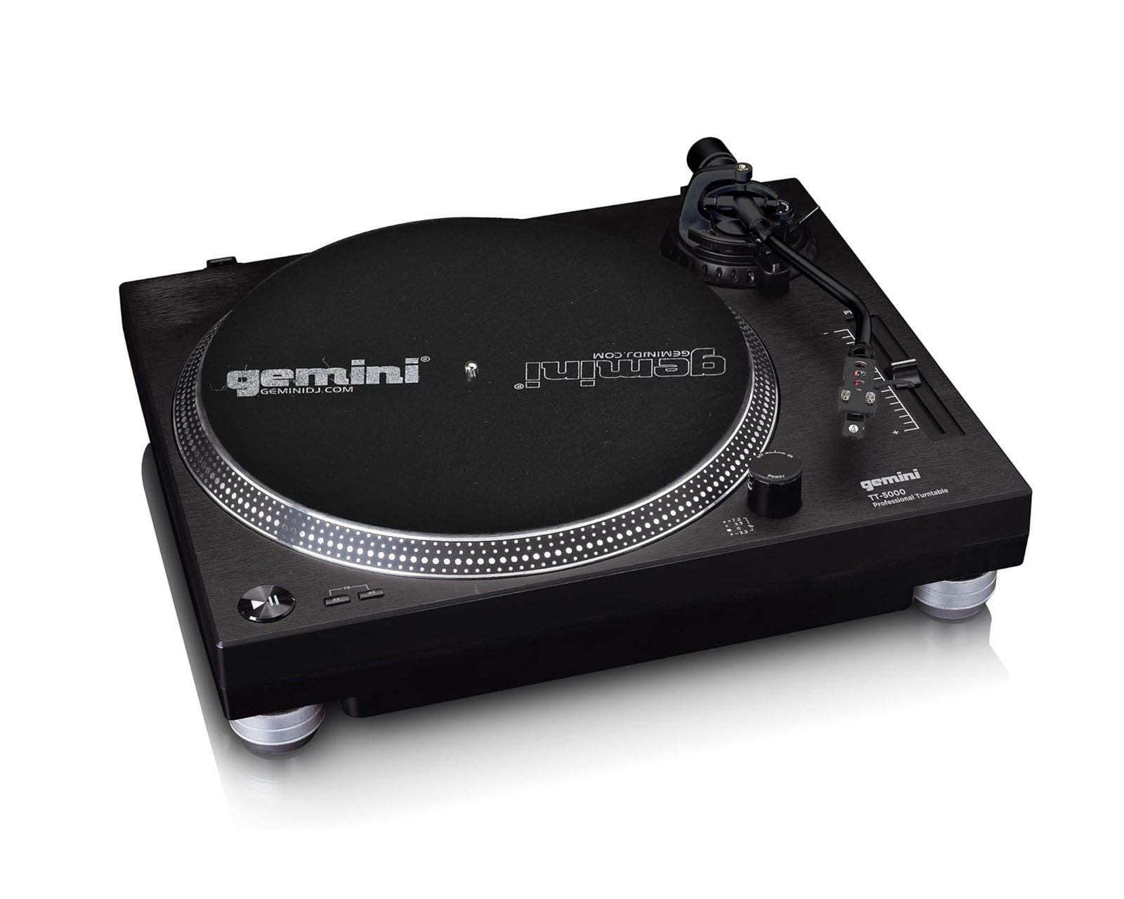 Gemini TT5000 Direct Drive DJ Professional Turntable for Vinyl Records by Gemini Sound