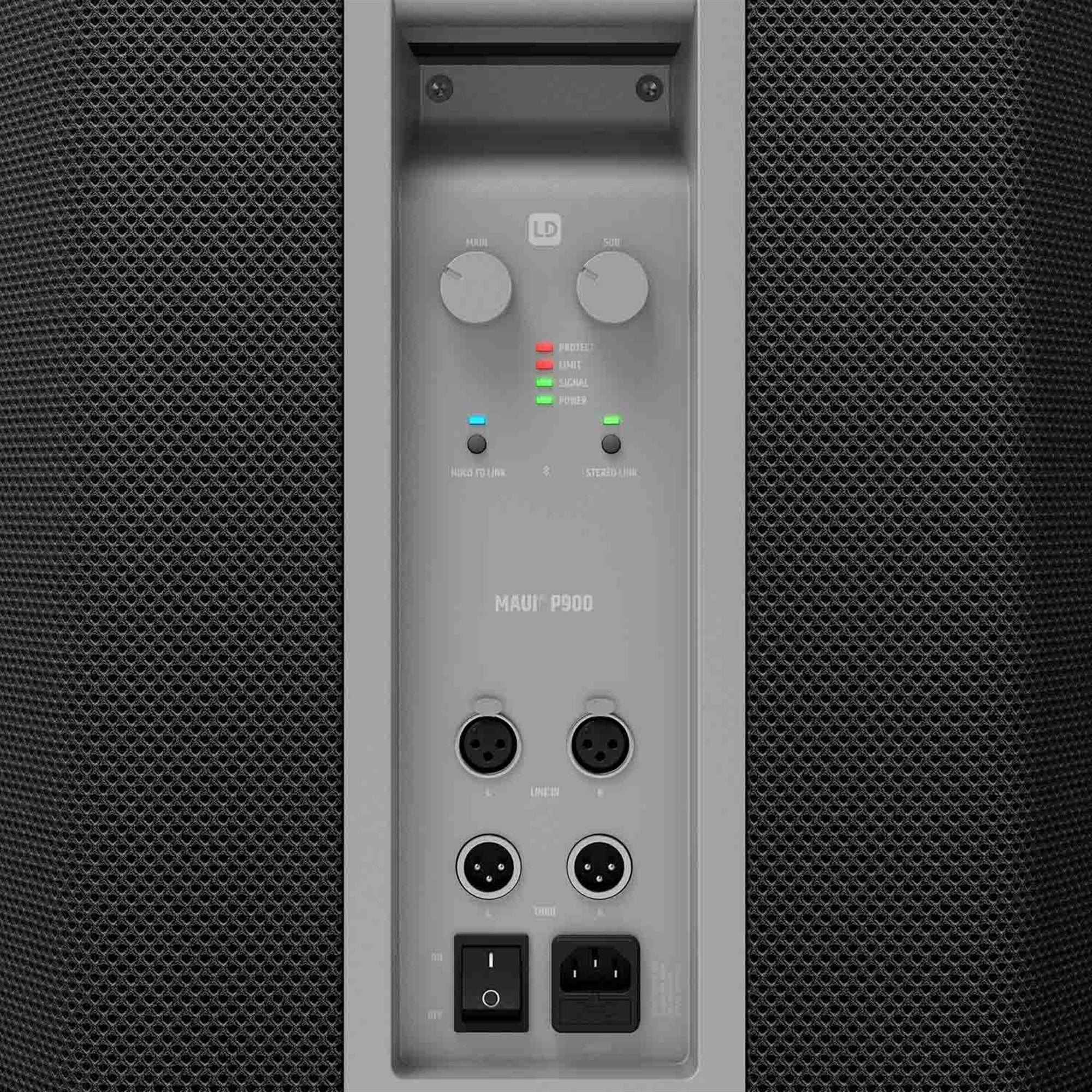 Open Box: LD System MAUI P900 B, Active Column PA by Porsche Design Studio in Graphite - Black by LD Systems