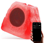 Gemini Sound GHRK-500LTMS Rechargeable Bluetooth Outdoor Solar Rock LED Speaker with Multilink by Gemini Sound