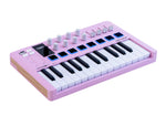 Arturia MiniLab 3, 25-Key USB MIDI Keyboard Controller with RGB Pads and Analog Lab Software - Rose Quartz and Aquamarine Finishes by ARTURIA