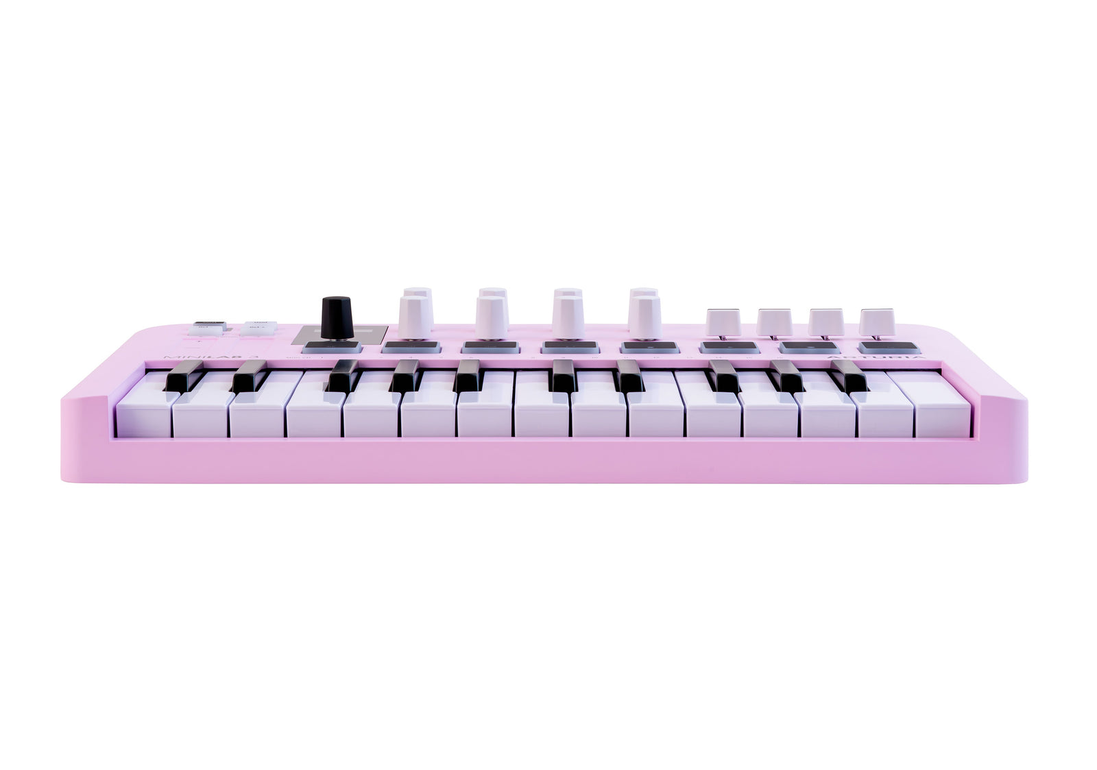 Arturia MiniLab 3, 25-Key USB MIDI Keyboard Controller with RGB Pads and Analog Lab Software - Rose Quartz and Aquamarine Finishes by ARTURIA