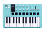 Arturia MiniLab 3, 25-Key USB MIDI Keyboard Controller with RGB Pads and Analog Lab Software - Rose Quartz and Aquamarine Finishes by ARTURIA