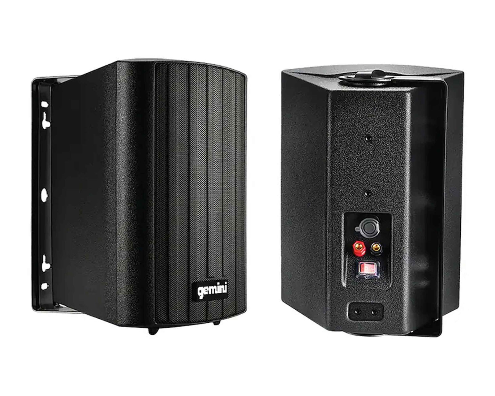 Gemini Sound GHSI-W650BT-PR-BLK Pair of 6.5" Waterproof Mountable Bluetooth Speakers -Black Finish by Gemini Sound