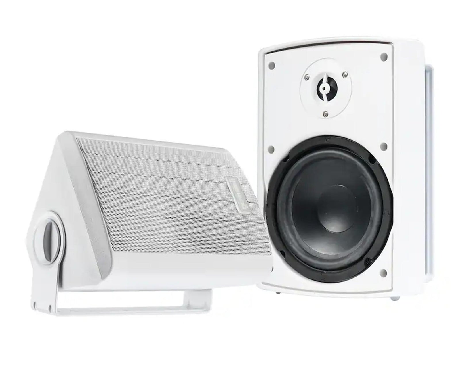 Gemini Sound GHSI-W650BT-PR-WHT Pair of 6.5" Waterproof Mountable Bluetooth Speakers -White Finish by Gemini Sound