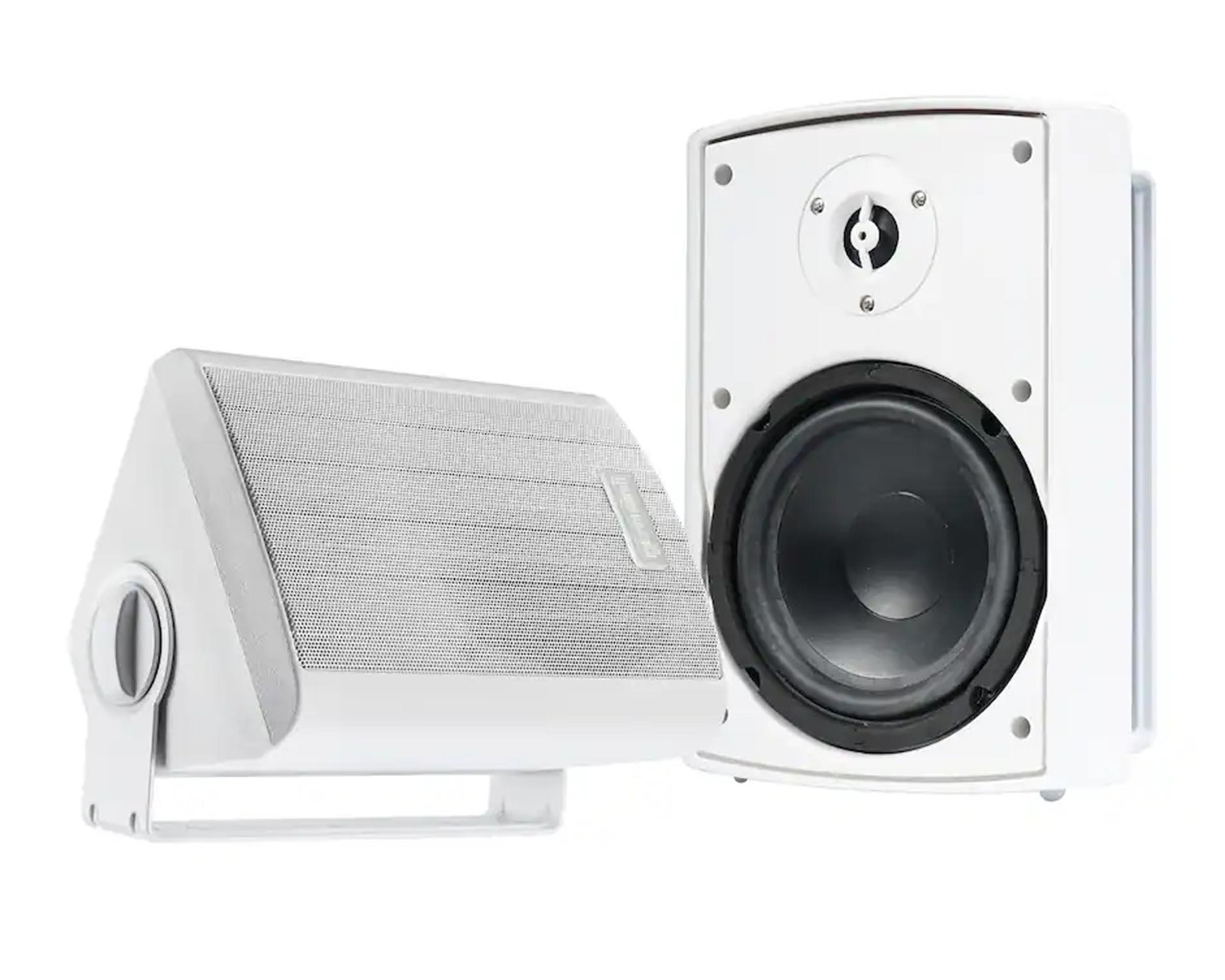 Gemini Sound GHSI-W650BT-PR-WHT Pair of 6.5" Waterproof Mountable Bluetooth Speakers -White Finish by Gemini Sound