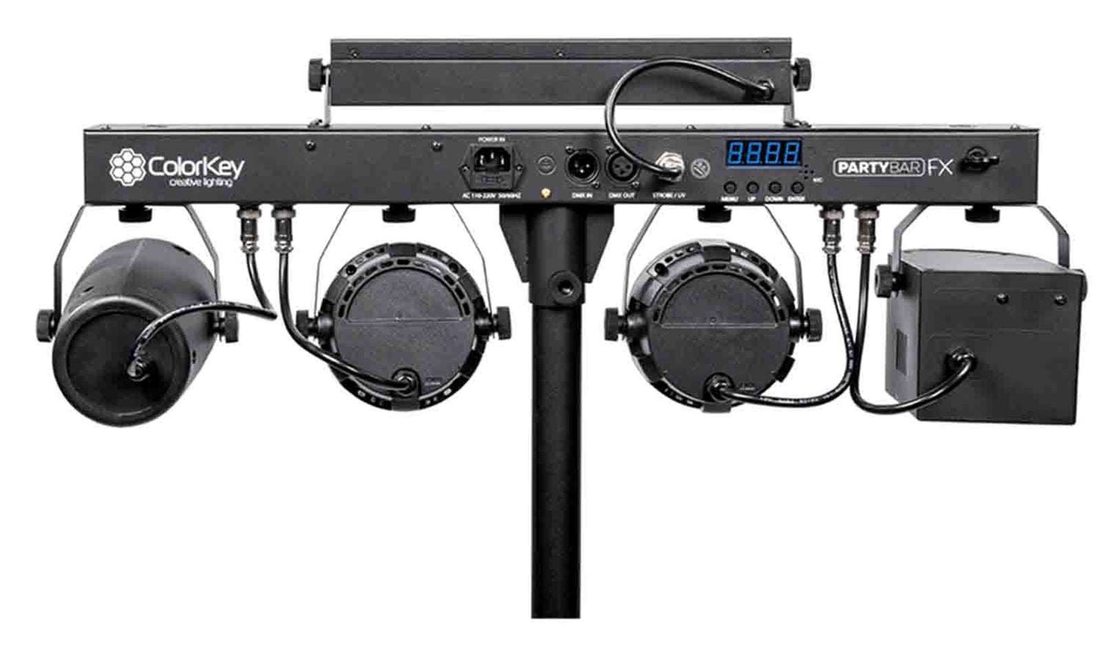 ColorKey CKU-3030 PartyBar FX Multi Effect Professional Lighting Bundle by ColorKey