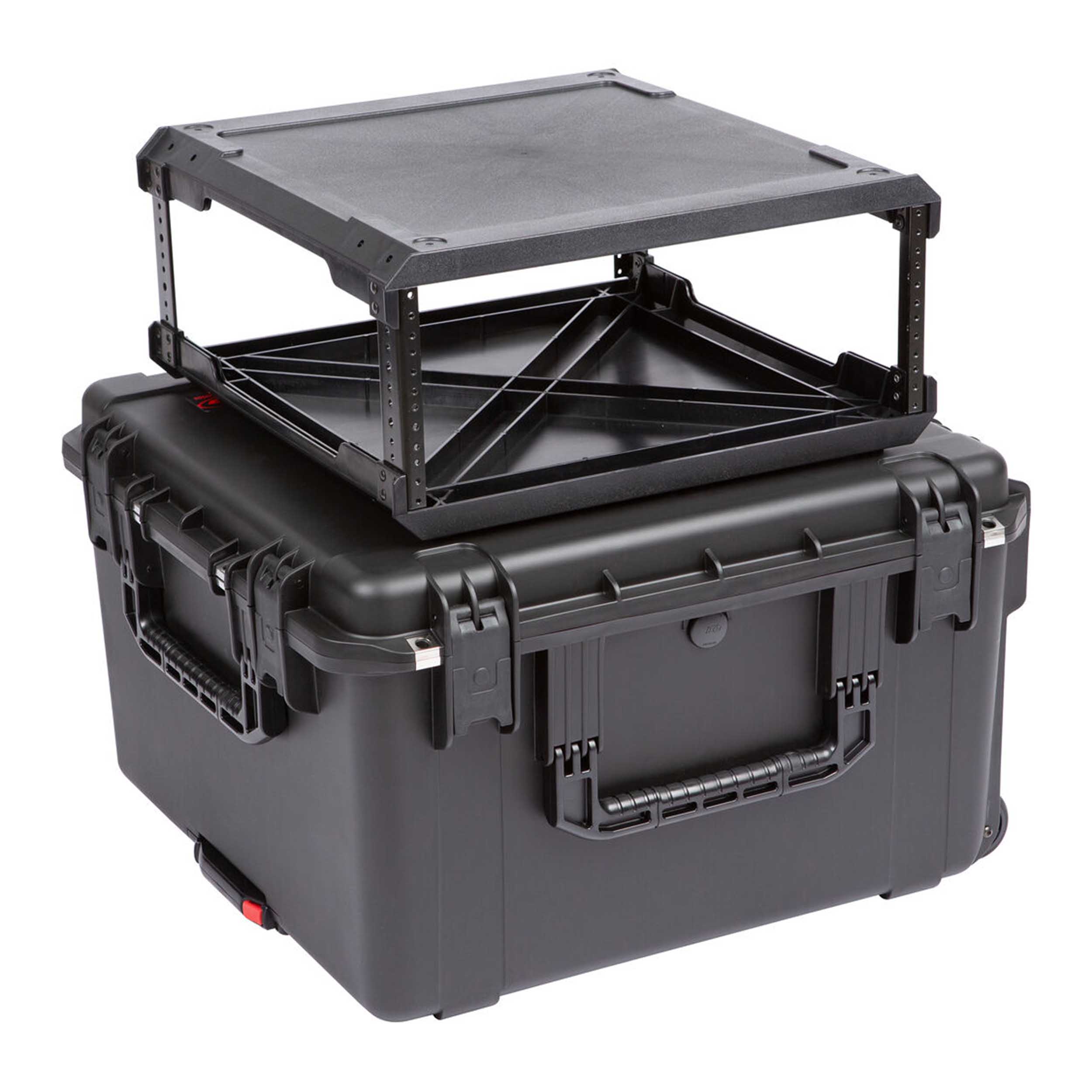 SKB Cases 3i-2424M144U iSeries Protective Case with 20" Removeable 4U Injection Molded Fly Rack by SKB Cases