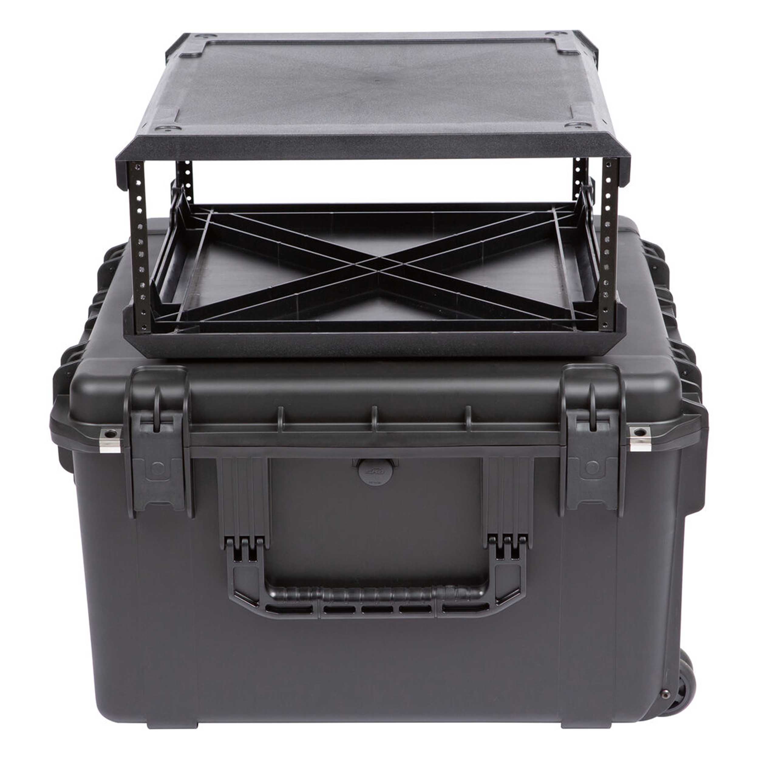 SKB Cases 3i-2424M144U iSeries Protective Case with 20" Removeable 4U Injection Molded Fly Rack by SKB Cases