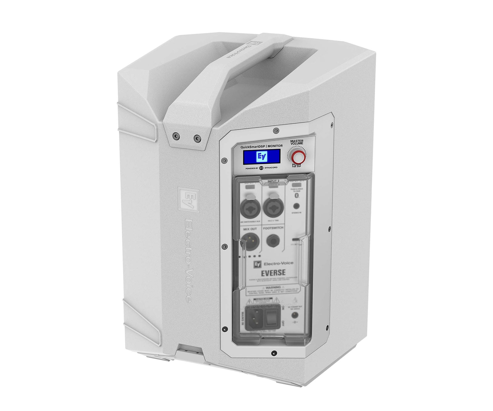 Electro-Voice EVERSE8-W Weatherized Battery Powered Loudspeaker with Bluetooth - White by Electro-Voice