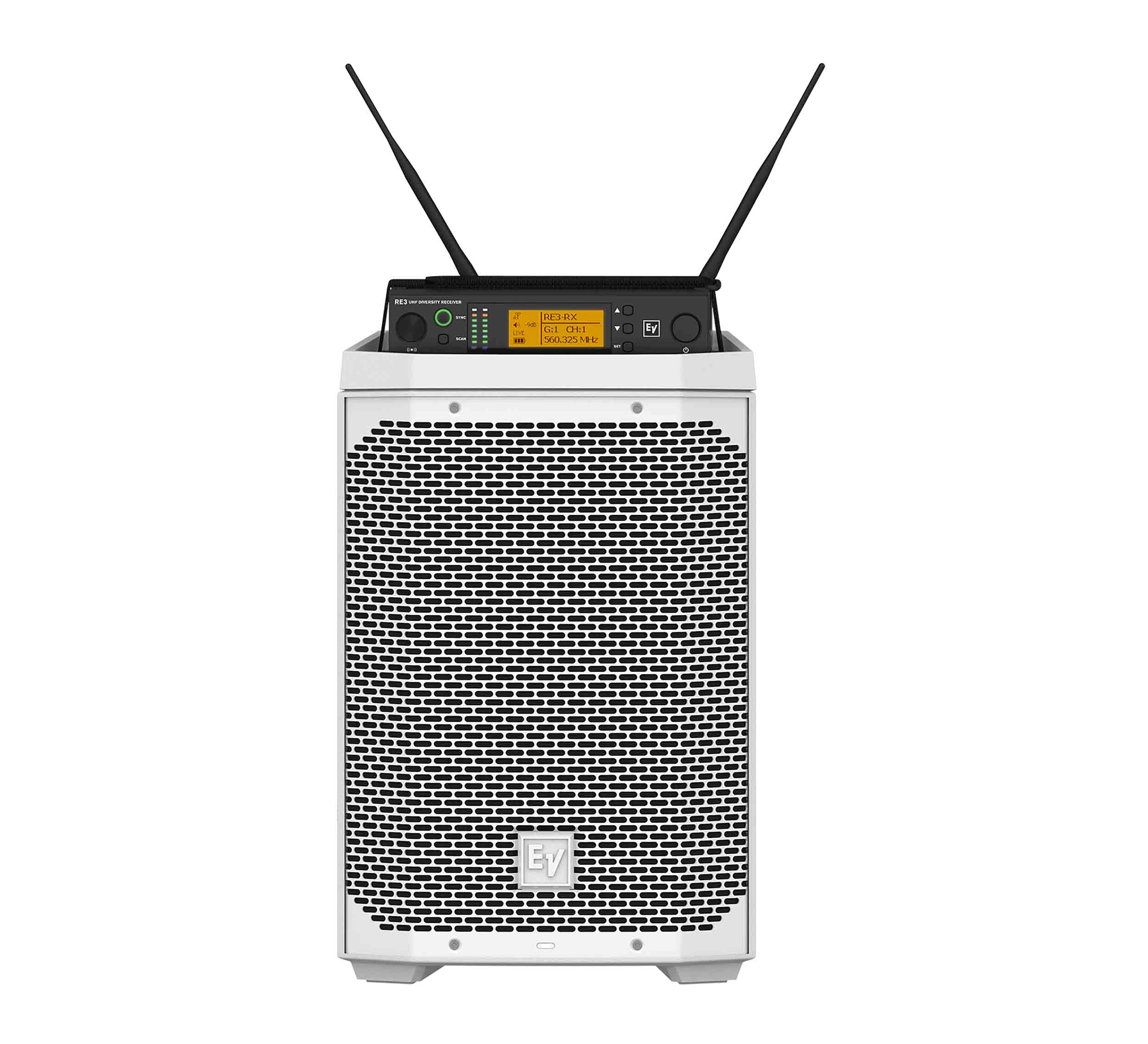 Electro-Voice EVERSE8-W Weatherized Battery Powered Loudspeaker with Bluetooth - White by Electro-Voice
